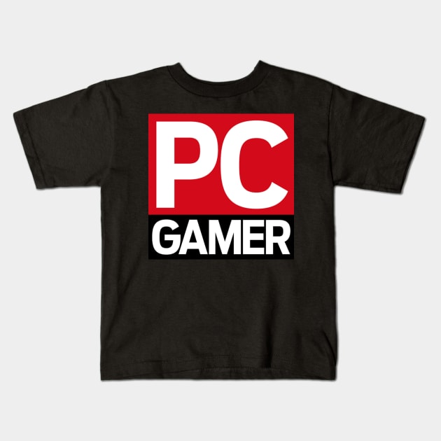 PC Gamer Kids T-Shirt by nikovega21